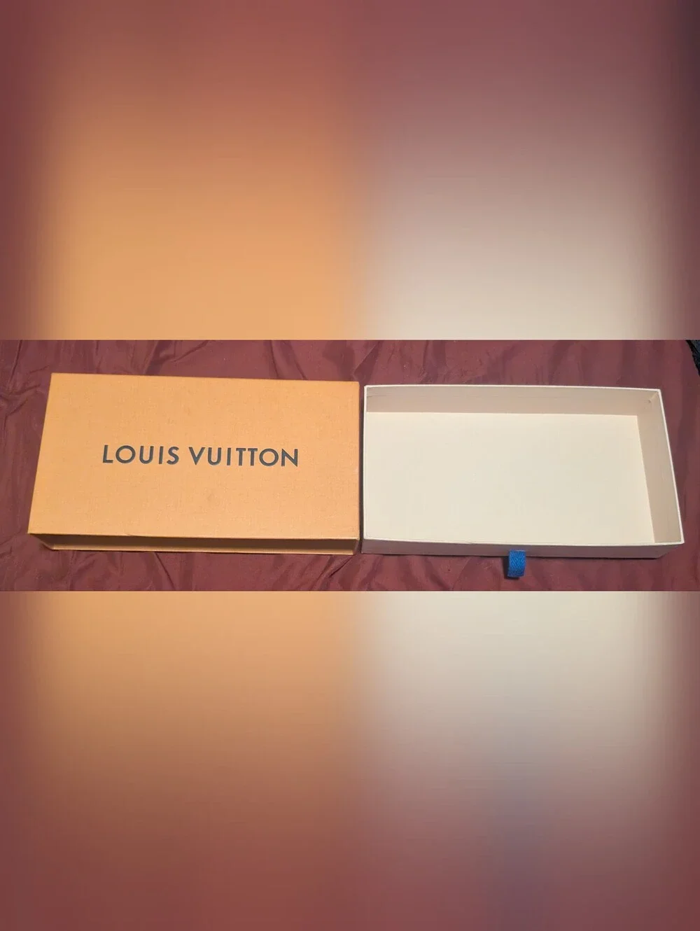 Louis Vuitton Orange Slide Out Drawer Gift Box 10